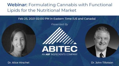Formulating Cannabis with Functional Lipids for the Nutritional Market